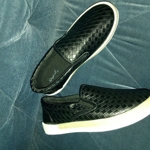 Qupid slip-on loafers.